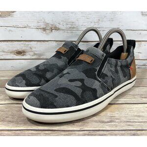 Xtratuf Sharkbyte Deck Canvas Shoes Sneakers Womens Size 9 Camoflauge Slip On